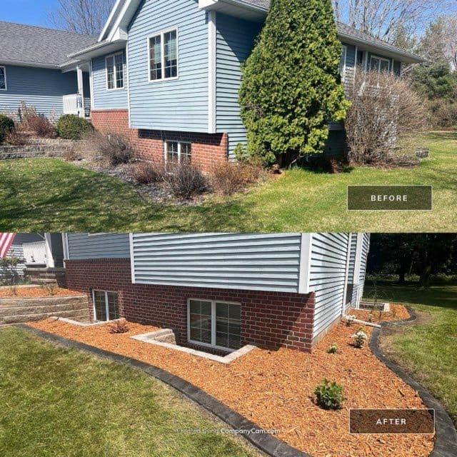 Landscape Refresh with Mulch and Edging Installation
